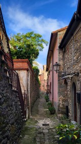 A small street in the village.