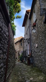 A small street in the village.