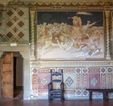 internal hall of the Malaspina Castle