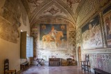 internal hall of the Malaspina Castle