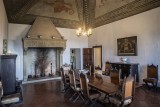 the dining room of the Malaspina Castle