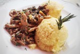 Polenta and mushrooms