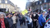 Bordeaux 14 mars 2026 . Pour ces manifestant la police tue , mais les protègent pour manifester contre eux !
