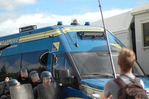 cortège en direction de l' autoroute samedi 10 octobre 2026